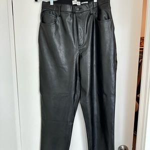 Abercrombie vegan leather pants